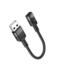 HOCO adapter OTG USB A (male) to Type C (female) 3A U107 0,1 m black 2