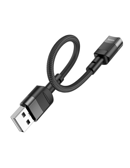 HOCO adapter OTG USB A (male) to Type C (female) 3A U107 0,1 m black