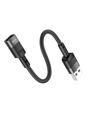HOCO adapter OTG USB A (male) to Type C (female) 3A U107 0,1 m black