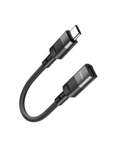 HOCO Adaptateur OTG Type C (mâle) vers Lightning (femelle) 3A U107 0,1 m noir