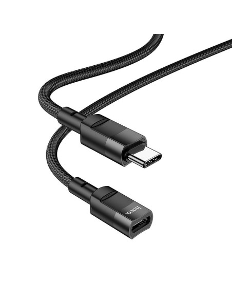 HOCO adapter OTG Type C (male) to Type C (female) 3A U107 1,2 m black