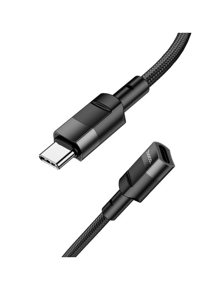 HOCO adapter OTG Type C (male) to Type C (female) 3A U107 1,2 m black