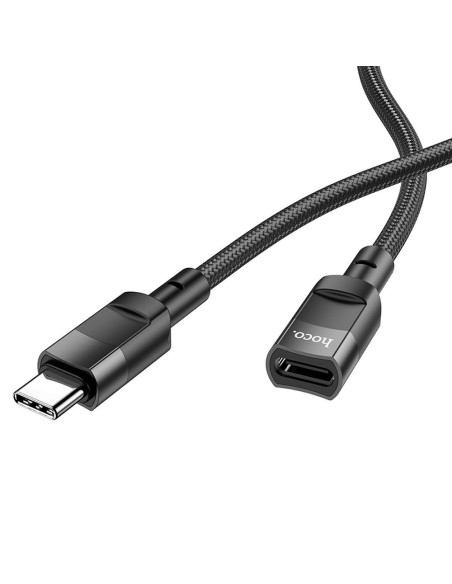 HOCO adapter OTG Type C (male) to Type C (female) 3A U107 1,2 m black