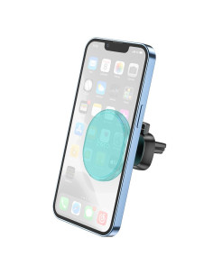 Support voiture magnétique HOCO pour grille H1 bleu