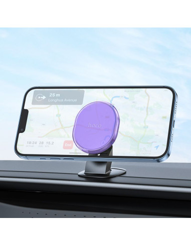 Support voiture magnétique HOCO pour tableau H2 violet
