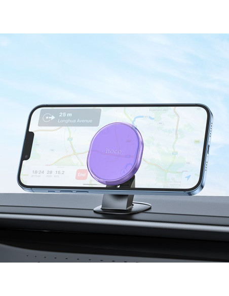 Support voiture magnétique HOCO pour tableau H2 violet