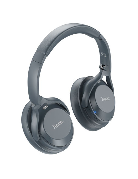 HOCO wireless bluetooth headphones ANC W37 smoky blue