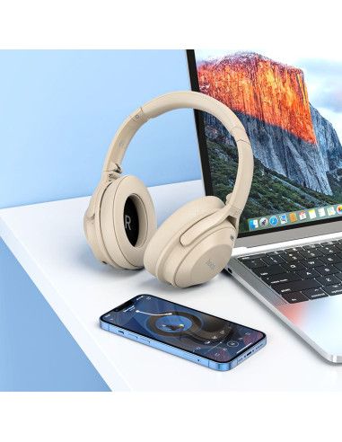 HOCO wireless bluetooth headphones ANC W37 gold champagne
