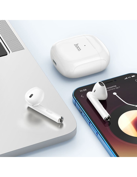Écouteurs sans fil bluetooth HOCO TWS EW19 Plus blanc