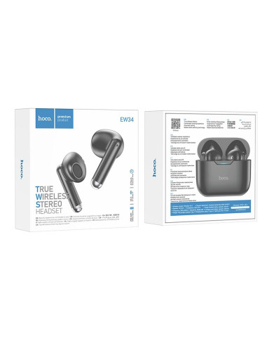 Écouteurs sans fil bluetooth HOCO TWS EW34 noir