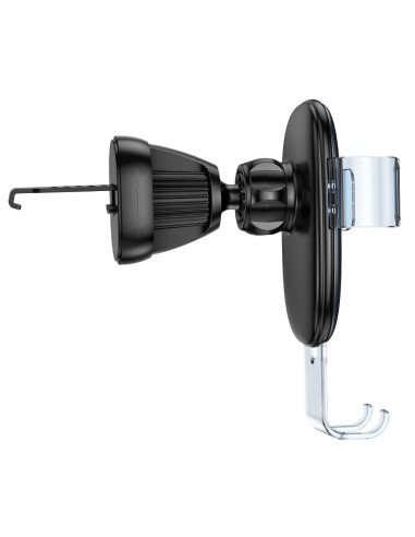 HOCO support voiture à gravitation pour grille H7 noir