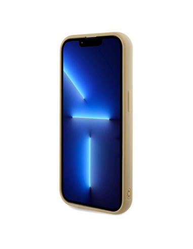 Véritable GUESS Case GUHCP14XPMSDGSD pour iPhone 14 Pro Max (Disco Script Metal / Gold)