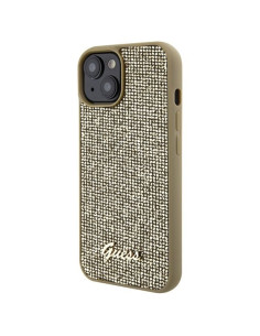 Coque GUESS pour IPHONE 13 / 14 / 15 GUHCP15SPMSDGSD (Disco Metal Script) Or 2