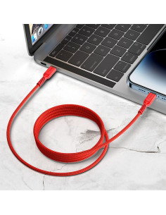 Câble HOCO Type C vers Lightning PD 3A 20W X59 1 m rouge 2