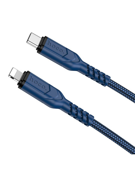Câble HOCO Type C vers Lightning PD 3A 20W X59 1 m bleu