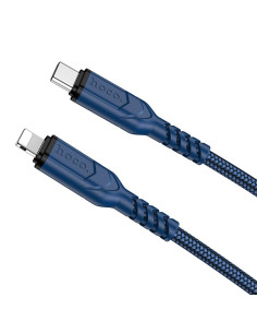 Câble HOCO Type C vers Lightning PD 3A 20W X59 2 m bleu