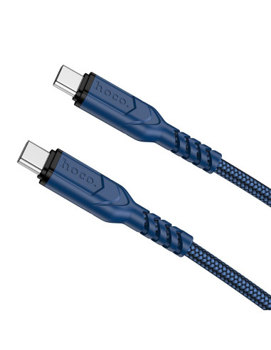 HOCO cable Type C to Type C PD QC 3A 60W X59 1 m blue