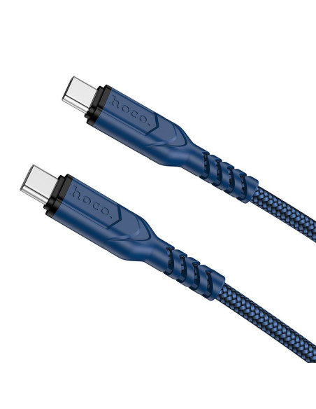 HOCO cable Type C to Type C PD QC 3A 60W X59 1 m blue