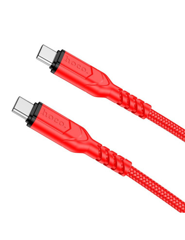 Câble HOCO Type C à Type C PD QC 3A 60W X59 2 m rouge