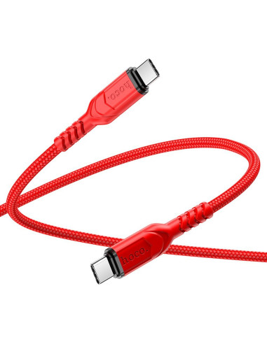 Câble HOCO Type C à Type C PD QC 3A 60W X59 2 m rouge
