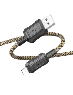 HOCO Câble USB A vers Lightning 2,4A X94 1 m doré 2
