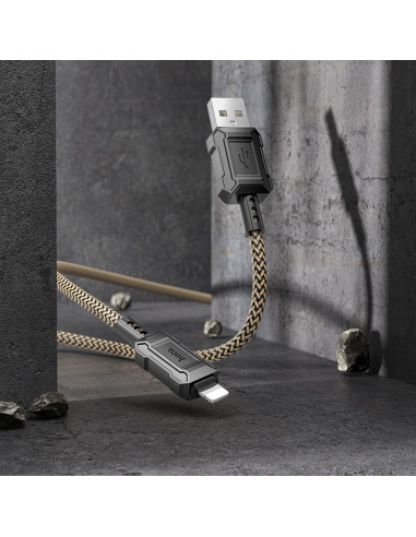 HOCO Câble USB A vers Lightning 2,4A X94 1 m doré