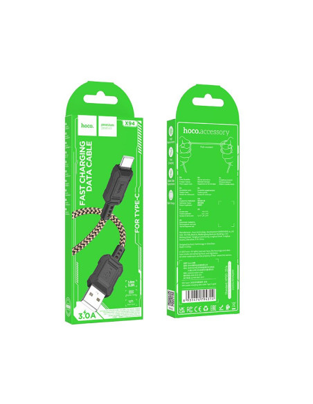 HOCO cable USB A to Type C 3A X94 1 m gold