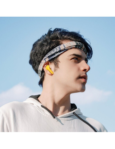 Écouteurs sans fil bluetooth HOCO TWS ENC EW39 jaune