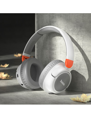 Écouteurs sans fil bluetooth HOCO W43 blanc