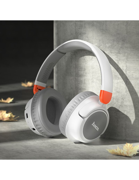 Écouteurs sans fil bluetooth HOCO W43 blanc