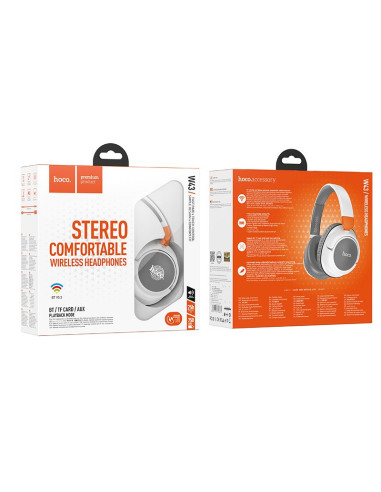 Écouteurs sans fil bluetooth HOCO W43 blanc