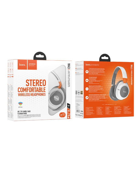 Écouteurs sans fil bluetooth HOCO W43 blanc