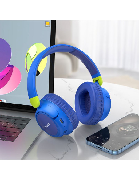 HOCO wireless bluetooth headphones W43 blue