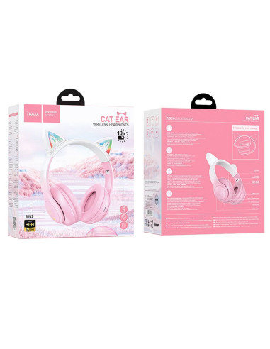 Écouteurs sans fil bluetooth HOCO W42 Cherry Blossom Cat Ears