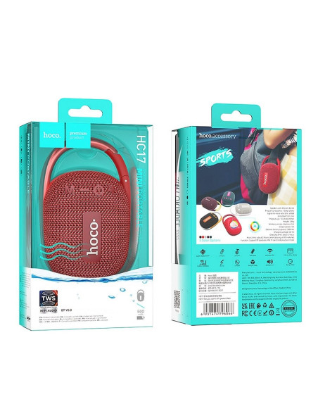 HOCO enceinte bluetooth HC17 rouge