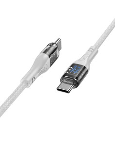 Câble HOCO Type C à Type C PD 5A 100W U115 1.2 m gris