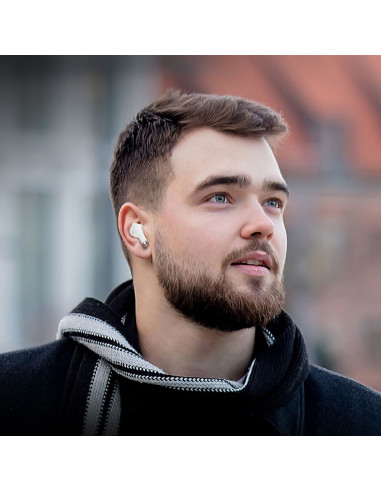 Écouteurs sans fil bluetooth HOCO TWS EQ2 blanc