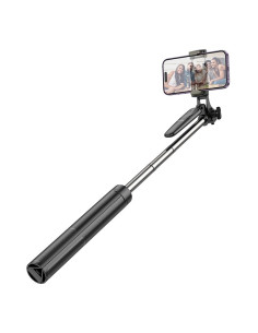 HOCO selfie stick with bluetooth remote control tripod K19 black