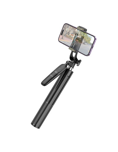 HOCO selfie stick with bluetooth remote control tripod K19 black