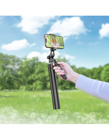 HOCO selfie stick with bluetooth remote control tripod K19 black