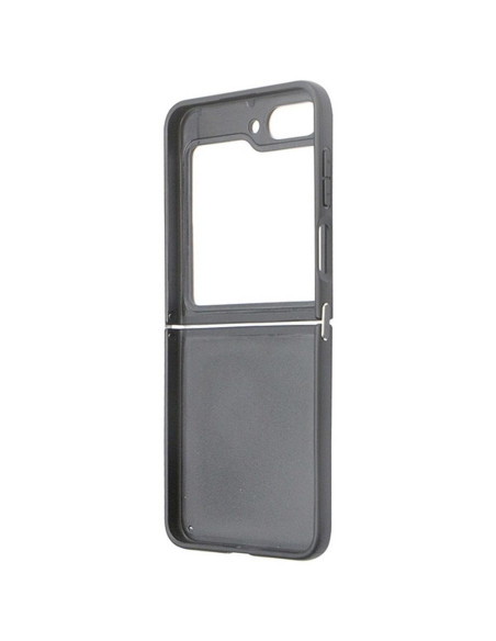 Véritable GUESS Case GUHCZF5P4TDPK pour Samsung Flip 5 (4G Triangle Strass / noir)