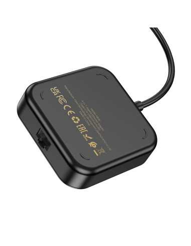 Adaptateur HOCO HUB 4in1 Type C HB35 0,2 m noir