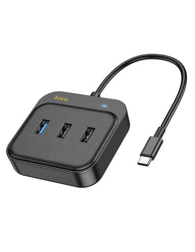 Adaptateur HOCO HUB 5in1 Type C HB36 0,2 m noir
