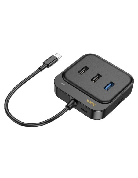 Adaptateur HOCO HUB 5in1 Type C HB36 0,2 m noir