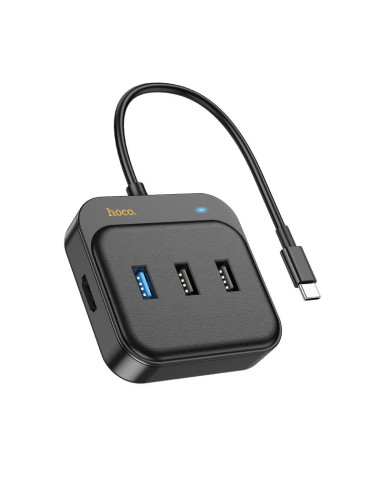 Adaptateur HOCO HUB 5in1 Type C HB36 0,2 m noir