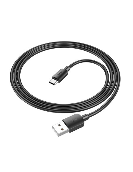 HOCO Câble de 1 m entre USB A et Type C PD 2.4A 27W X96 noir