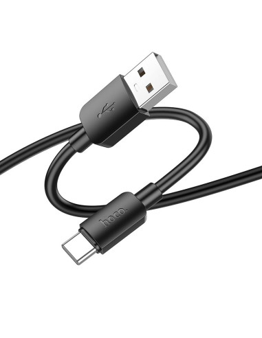 HOCO Câble de 1 m entre USB A et Type C PD 2.4A 27W X96 noir