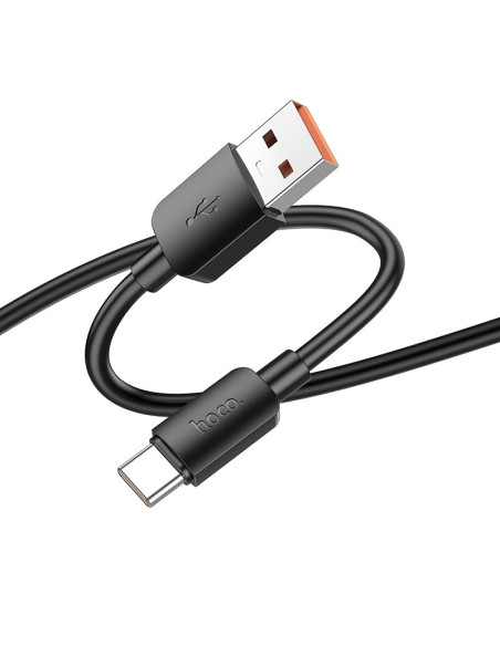 HOCO Câble USB A vers Type C PD 6A 100W X96 1 m noir