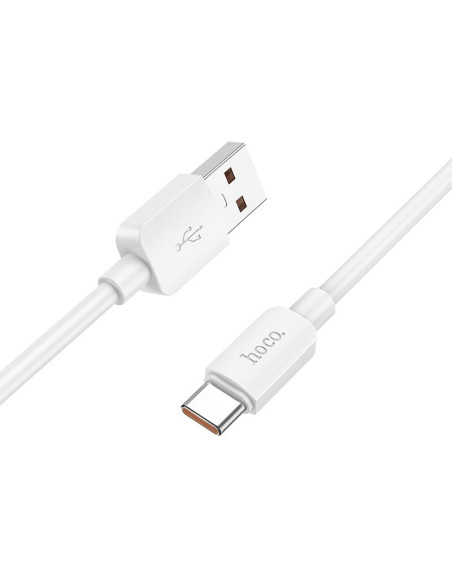 HOCO Câble USB A vers Type C PD 6A 100W X96 1 m blanc