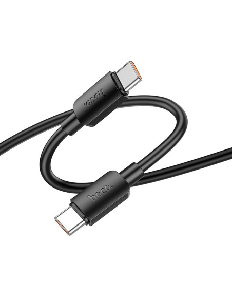 Câble HOCO Type C à Type C PD 6A 100W X96 1 m noir